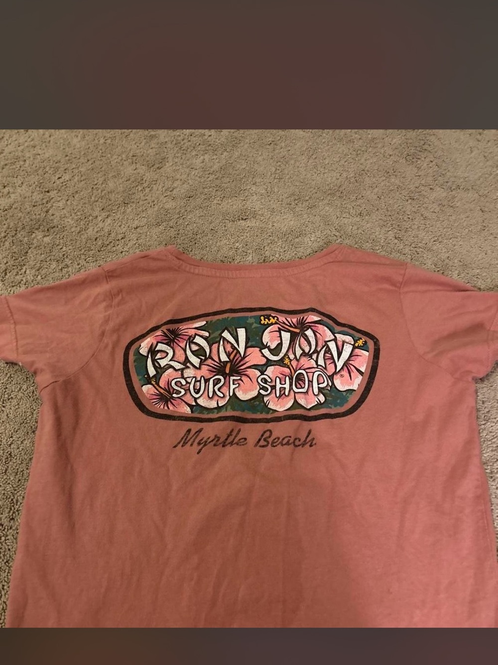 Ron Jon Pink Myrtle Beach Surf Shop Graphic Tee